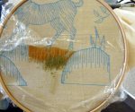 Karen's long and short stitch at Philippa Turnbull's crewelwork